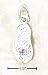 Sterling Silver June CZ Birthstone Flip Flop Charm