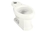 KOHLER K-4269-0 Devonshire Elongated Toilet Bowl, White (Bowl Only)