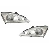 Ford Focus Headlights With Out SVT Package Headlamps Driver/Passenger Pair New