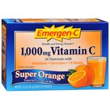 Emergen-C 1000 mg Vitamin C Flavored Fizzy Drink Mix, Super Orange, 30 Packets (Pack of 3)