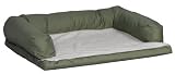 319RyoL9lzL. SL160  Midwest Quiet Time eSensuals Bolstered Orthopedic Dog Bed Sofa 36x54 in Sage.