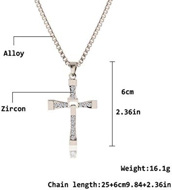 Mr Rabbit Religion Cross Shapped Sweater chain Necklace,Movable-Frame
