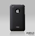 SHIELD Apple 3G 3GS iPhone Shield Polycarbonate Slim Fit Case + Microfiber Cleaning Cloth - (Black)