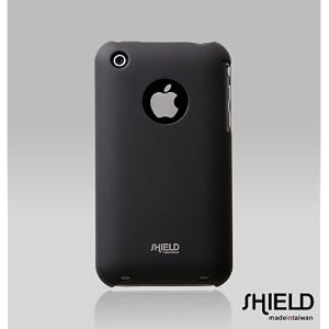 SHIELD Apple 3G 3GS iPhone Shield Polycarbonate Slim Fit Case + Microfiber Cleaning Cloth - (Black)