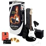 Produkt-Bild: Tenson 4/4 E-Gitarre Starter-Set mit schwarzer Gitarre inkl. Zubeh&ouml;r