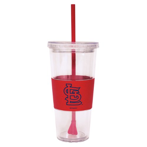 MLB St. Louis Cardinals Boelter Lidded Cold Cup with Straw