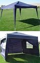 Confidence 10' x 10' Gazebo with Sides , Navy Blue