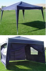 Childrens Toyshop  Outdoor Living : Confidence 10' x 10' Gazebo with Sides , Racing Green