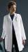[Item]: White, Size 34 [Additional Info]: Ladies' Classic Staff Length Lab Coat Is Princess-Seamed for a More Flattering Fit. 80% polyester/20% cotton poplin. White button-front lab coat with pencil divided left breast pocket; two lower pockets; princes