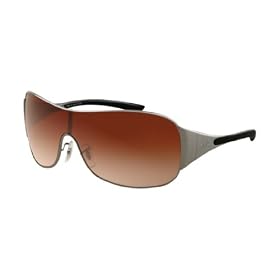 Ray-Ban RB3321 Highstreet Sunglasses - Brushed Pewter w  Brown Lens