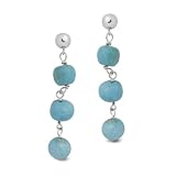 Three Turquoise Beaded Earrings
