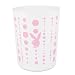 Pink Dots Playboy Bunny Waste Basket