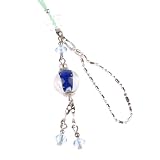 Hand Crafted Cellular Phone Charm - Bead - Blue