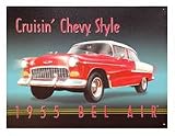 TIN SIGN Cruisin' Chevy Style