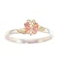 Stunning! Sterling-silver Black Hills Gold Ladies Butterfly ring