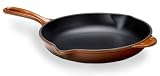  : Le Creuset Enameled Cast-Iron 10-1/4-Inch Skillet with Iron Handle, Chestnut