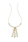 18k Gold Tassel Necklace. Delicate rings of 18k gold united by untreated Diamonds in their natural form