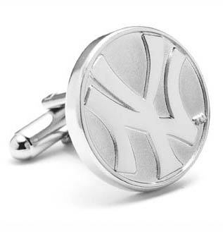 New York NY Yankees Silver Ed. Cufflinks Cuff Links