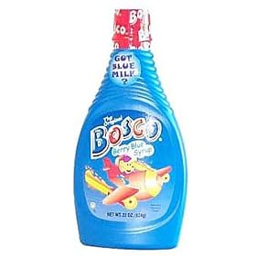 Bosco Berry Blue Syrup 22 oz. - 6 Unit Pack