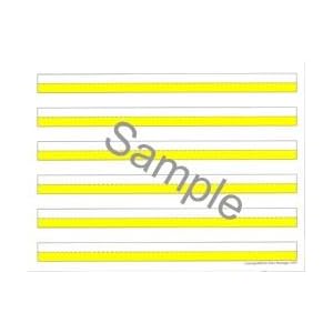 Brightlines Paper Yellow Kindergarten 3/4 6-Lines per page 