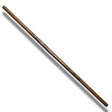 Hardwood dragon carved staff