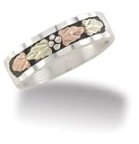 Black Hills Silver Womens Antiqued Wedding Band from Landstrom
