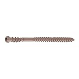 FastenMaster FMTR2-003-350DR 3-Inch TrapEase II High Density Composite Deck Screw, Dark Redwood, 350-Pack