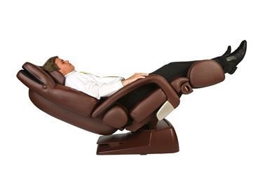HT 7450 Zero Gravity Massage Chair with Heat from Human Touch in Chocolate Leather