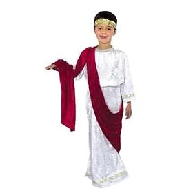 Child Greek or Roman Costume Works for Toga and Caesar Costume Mark Anthony Costume too!