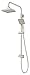 Symmons 36EX-SQ1-STN-1.5 Duro 1-Spray Hand Shower Head Combo Kit in Satin Nickel