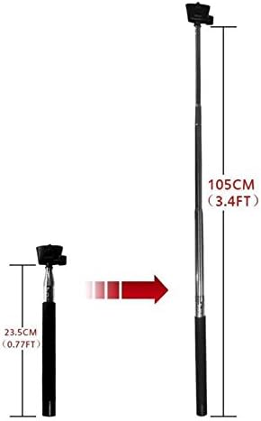 Extendable 3 1/2 Feet Selfie Stick with Bluetooth Remote By All She Wants® - With Universal Phone Holder Suitable for Iphone, Samsung, and Other Devices. Fully Adjustable Handheld Monopod Light, Compact, and Easy to Carry with You (Multi Colors with Remote) (White)