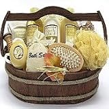 Bain DeEsprit - Vanilla Almond Spa Bath and Body Gift Basket Set