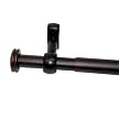 - Rosewood Faux Wood Telescopic Steel Rod - 66-120