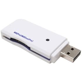 Click here to buy Kinamax CR-MSDMD USB 2.0 MS-DUO MS-PRO 20-in-1 Card Reader Pen Drive by Kinamax.