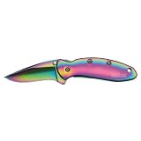 Kershaw Ken Onion Rainbow Chive Pocket Knife with Speed Safe