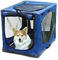 Cabana Crate (Soft-sided, Folding Dog Crate) - Small, Blue