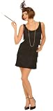 Adult 20s Black Flapper Costume