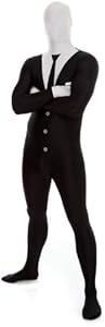 AFG Media Ltd Slender Man Morphsuit Adult Costume As Shown - Large
