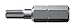 DURATOOL D01803 HEX BIT, 1/4", HEX SW 2.0, 25MM (50 pieces)