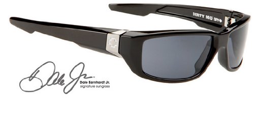 Spy Optic Dirty Mo Sunglasses - One size fits most Matte Black w Signature Grey Polarized