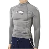 O Neill men s long sleeve rashguard: Lycra shirt with 50+ UV protection