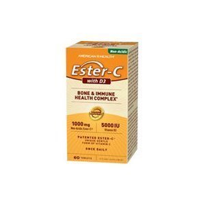 Ester-C 1000 mg With D3 5000 IU - 60 - Tablet