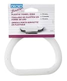 Decko #38230 White Plastictowel Ring