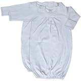 giggle Better Basics Baby Gowns, Organic Cotton - Set of 2, Blue