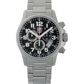 Luminox #1842 Men's Stainless Steel Field Date Chrono Alarm Series Navy Seal Dive Watch