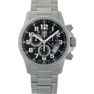 Luminox #1842 Men's Stainless Steel Field Date Chrono Alarm Series Navy Seal Dive Watch
