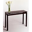 Linea Console / Hall Table with Chrome Accent By Winsome Furniture