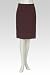 Triacetate Crepe Hollywood Waist Short Skirt Lined