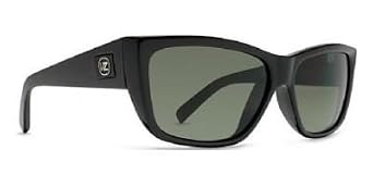 Click here to buy Von Zipper Cookie Sunglasses - Black Gloss Vintage Grey by VonZipper.
