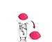 CAETLE® Beauty Flawless Makeup Blender Comestic Special Egg Shape Sponge Puff Color Pink
